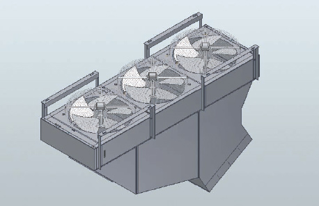 Завесы КЭВ с водяным источником тепла серия  КЭВ-800W