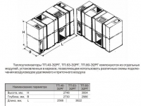 Теплоутилизаторы моделей ТП.40-Э2РГ, ТП.63-Э2РГ, ТП.80-Э2РГ (ТУ22-119-27-86)