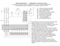 Схема подключения пульта управления частотным регулятором скорости РМТ ПУ РМТ рис.2
