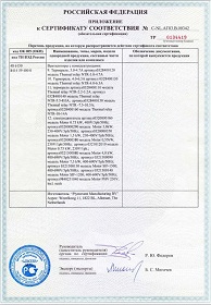 Приложение к сертификату соответствия (5) вентилятора SIF