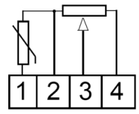 Схема подключения TG-R4/R5/PT1000