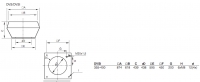 Габаритные размеры. Вентилятор DVSI 355DV