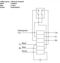 Схема подключения. Вентилятор TFSR