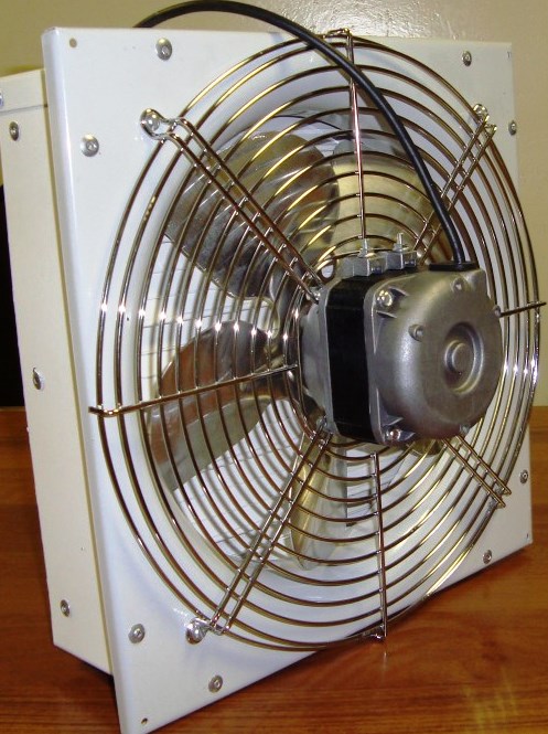 Вентиляторы осевые ВО-220 с коробом и жалюзи
