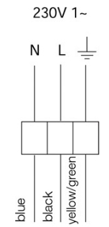 Схема подключения. Вентилятор RVK 100E2-A1, RVK 125E2-A1