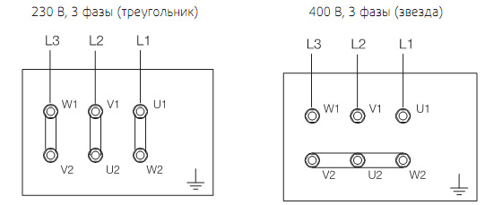 Схема подключения. Вентилятор EX 140-4, EX 140-2, EX 180-4
