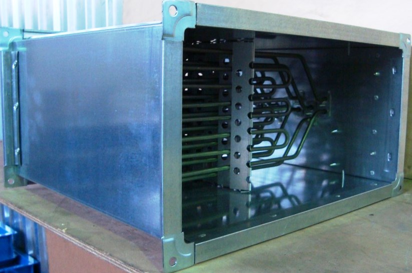 Канальные теплообменники для прямоугольных каналов PBER 400x200/9