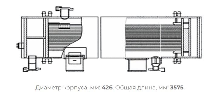 Габаритные и присоединительные размеры ПП2-17-7-2